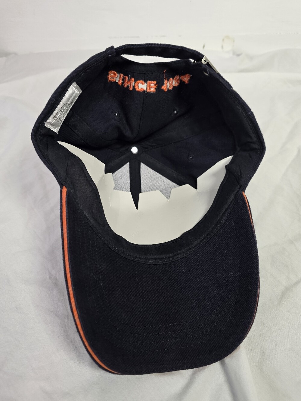 NWOT Breitling Swiss Watch Promotional Hat Blue Orange Embroidered Strapback - Picture 6 of 8